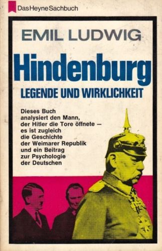 Hindenburch - Ludwig Emil | antikvariat - detail knihy