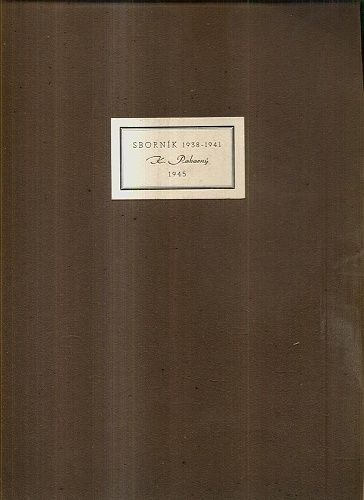 SBORNIK 1938  1941 - Pokorny K | antikvariat - detail knihy