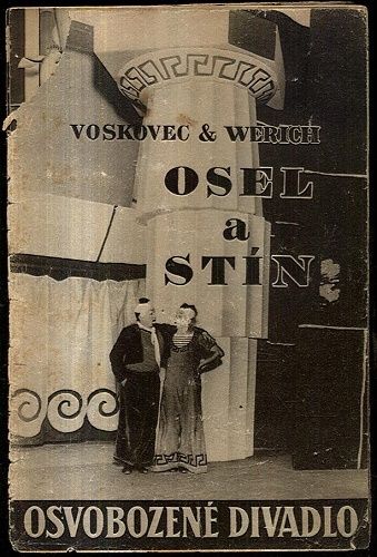 Program  Revue Osvobozeneho Divadlo  Osel a stin - Voskovec a Werich | antikvariat - detail knihy