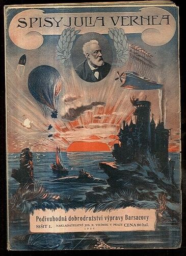 Podivuhodna dobrodruzstvi vypravy Barsacovy  Spisy Julia Vernea - Verne Jules | antikvariat - detail knihy