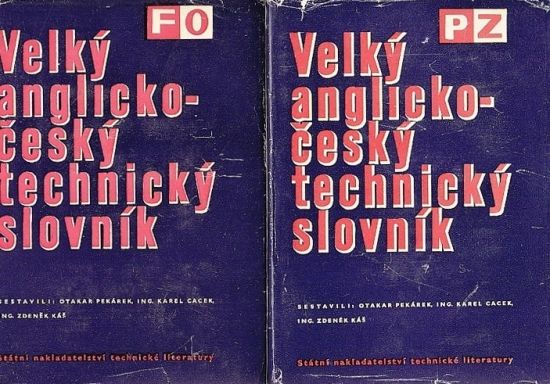 Velky anglickocesky technicky slovnik - Pekarek Orakar Cacek Karel Kas Zdenek | antikvariat - detail knihy