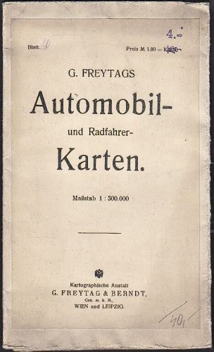 Automobil  Karten | antikvariat - detail knihy