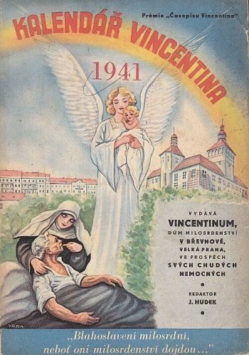 Kalendar Vincentina 1941  povidkar besednik a zpravodaj - Hudek J  redaktor | antikvariat - detail knihy