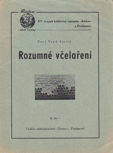 Rozumne vcelareni - Sistek Vendelin | antikvariat - detail knihy