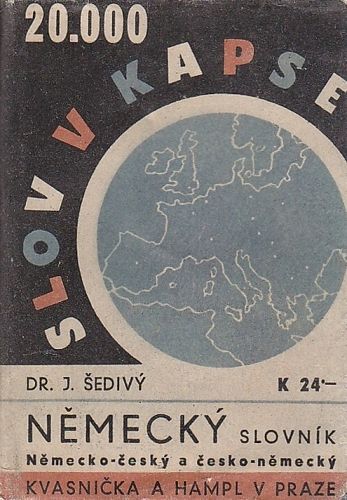 Kapesni slovnik nemeckocesky ceskonemecky slovnik - Sedivy Josef | antikvariat - detail knihy