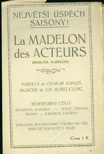La Madelon des Acteurs Herecka Madelon | antikvariat - detail knihy
