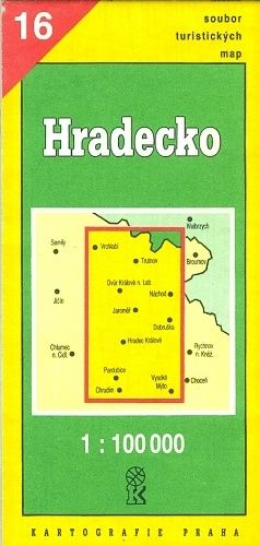 Hradecko  soubor turistickych map 16 | antikvariat - detail knihy