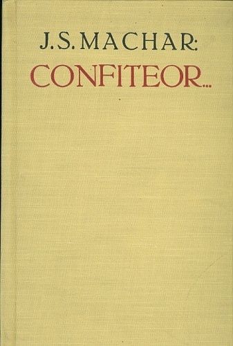 Confiteor  - Machar Josef Svatopluk | antikvariat - detail knihy
