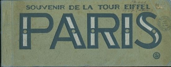 Souvenir de la Tour Eifel  Paris | antikvariat - detail knihy