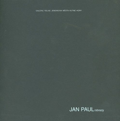 Jan Paul obrazy  katalog | antikvariat - detail knihy