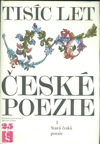 Tisic let ceske poezie I  III | antikvariat - detail knihy