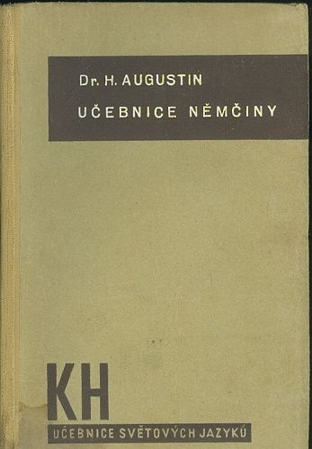 Ucebnice nemciny - Augustin A Dr | antikvariat - detail knihy
