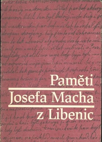 Pameti Josefa Macha z Libenic | antikvariat - detail knihy