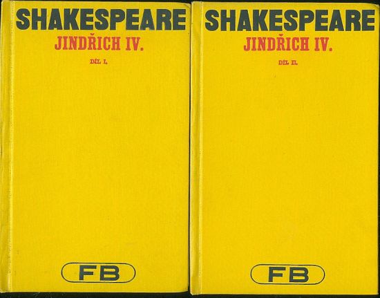 Jindrich IV  I  II - Shakespeare William | antikvariat - detail knihy