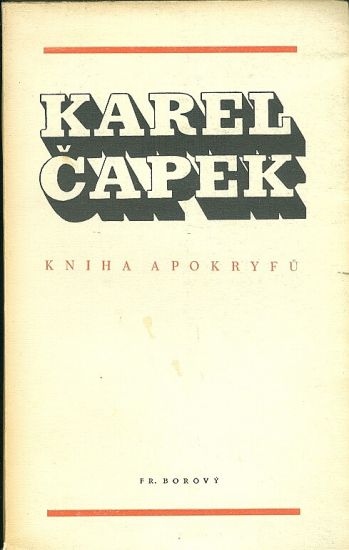 Kniha apokryfu - Capek Karel | antikvariat - detail knihy