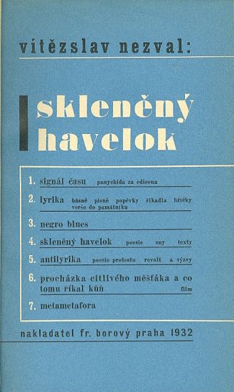 Skleneny havelok - Nezval Vitezslav | antikvariat - detail knihy