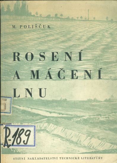 Roseni a maceni lnu - Poliscuk M | antikvariat - detail knihy