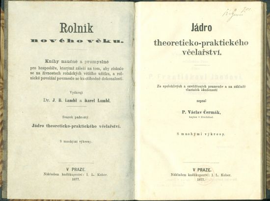 Jadro theoreticko  praktickeho vcelarstvi - Cermak Vaclav | antikvariat - detail knihy