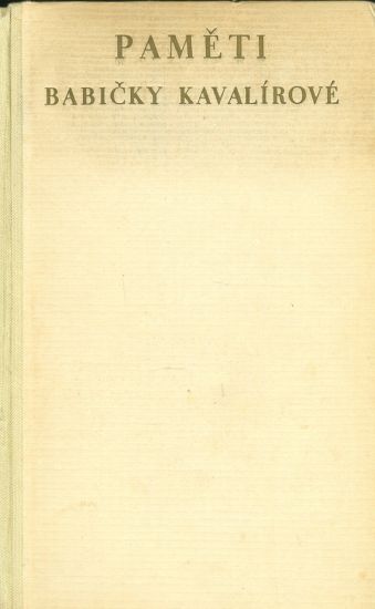 Pameti babicky Kavalirove | antikvariat - detail knihy
