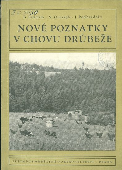 Nove poznatky v chovu drubeze - Lidmila  Orzsagh  Podhradsky | antikvariat - detail knihy