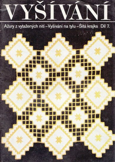 Vysivani  Azury z vytazenych niti vysivani na tylu sita krajka - Benesova Marie | antikvariat - detail knihy