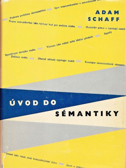 Uvod do semantiky - Schaff Adam | antikvariat - detail knihy