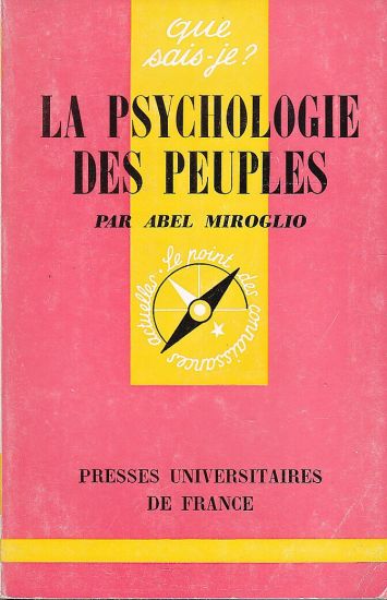 La Psychologie des Peuples - Miroglio Abel | antikvariat - detail knihy