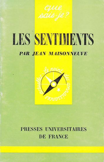 Les Sentiments - Maisonneuve Jean | antikvariat - detail knihy