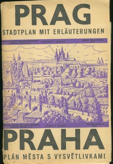 Prag  Stadtplan mit Erlauterungen  Plan mesta s vysvetlivkami | antikvariat - detail knihy