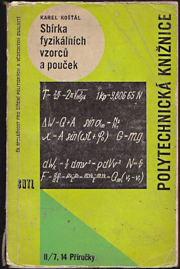 Sbirka fyzikalnich vzorcu a poucek - Kostal Karel | antikvariat - detail knihy