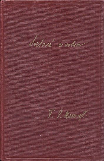 Svetova revoluce  Za valky a ve valce 1914  1918 - Masaryk Tomas Garrigue | antikvariat - detail knihy