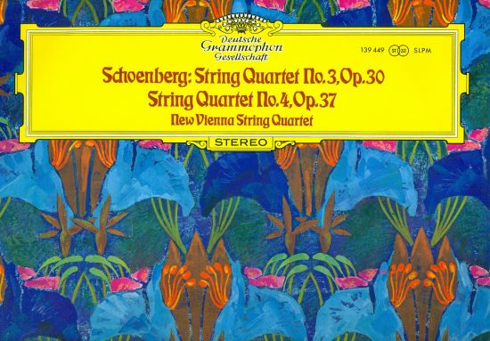 String Quartet No 3 Op 30 No 4 Op 37  New Vienna String Quartet - Schonberg Arnold | antikvariat - detail knihy