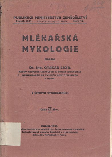 Mlekarska mykologie - Laxa Otakar | antikvariat - detail knihy