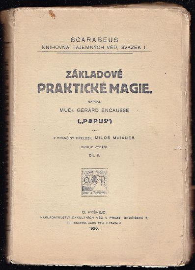Zaklady prakticke magie I a II dil - EncaussePapus Gerard  | antikvariat - detail knihy