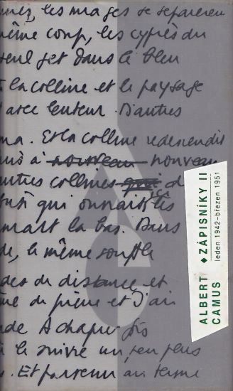 Zapisniky II leden 1942 az brezen 1951 - Camus Albert | antikvariat - detail knihy