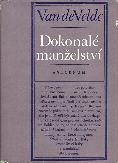Dokonale manzelstvi - de Velde Theodor Hendrik van | antikvariat - detail knihy