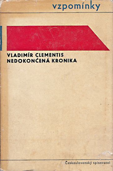 Nedokoncena kronika - Clementis Vladimir | antikvariat - detail knihy
