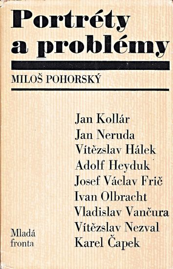 Portrety a problemy Literarne historicke interpretace - Pohorsky Milos | antikvariat - detail knihy