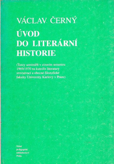 Uvod do literarni historie - Cerny Vaclav | antikvariat - detail knihy