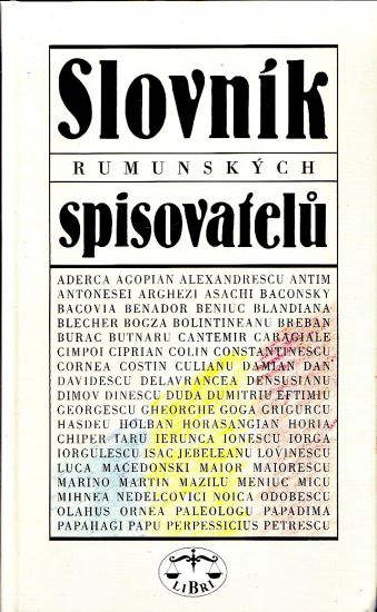 Slovnik rumunskych spisovatelu - Valentova Libuse | antikvariat - detail knihy