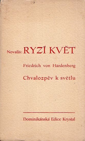 Novalis Ryzi kvet - Novalis | antikvariat - detail knihy