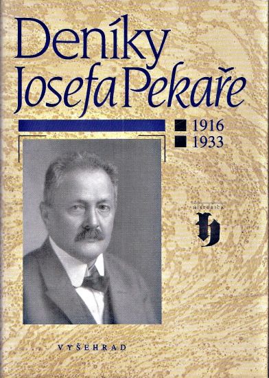 Deniky Josefa Pekare 1916  1933 - Pekar Josef | antikvariat - detail knihy