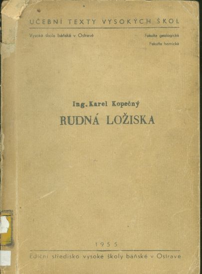 Rudna loziska - Kopecny Karel Ing | antikvariat - detail knihy