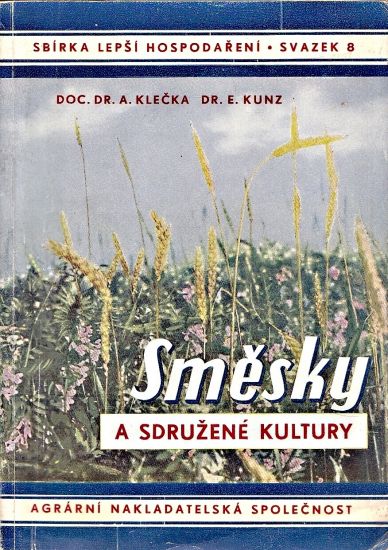 Smesky a sdruzene kultury - Klecka Antonin Kunz Emil | antikvariat - detail knihy