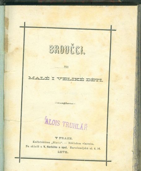 Broucci - autor neuveden Karafiat Jan | antikvariat - detail knihy