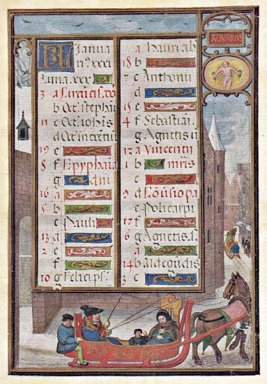 Flamischer Kalender des XVI Jahrhunderts | antikvariat - detail knihy