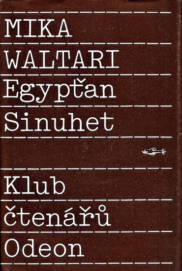 Egyptan Sinuhet - Waltari Mika | antikvariat - detail knihy