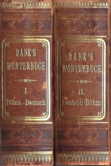 Neues Taschenworterbuch der bohmischen und deutschen Sprache  Novy slovnik kapesni jazyka ceskeho i nemeckeho III - Rank Josef | antikvariat - detail knihy