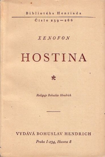 Hostina - Xenofon | antikvariat - detail knihy