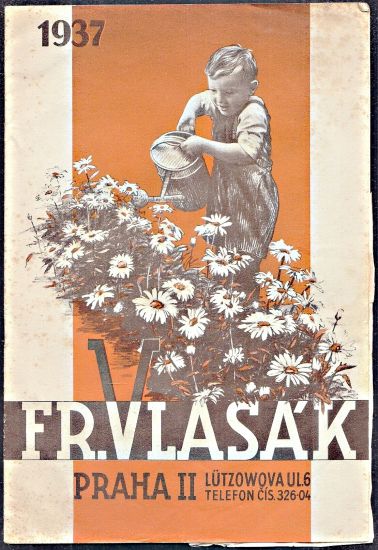 Fr Vlasak  Katalog semen 1937 | antikvariat - detail knihy